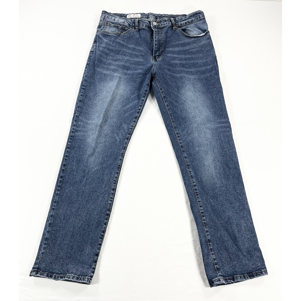 Gap‎ Original Fit Straight Leg Jeans Mens 38x32 Measures 38x31.5 Blue Denim Y2K